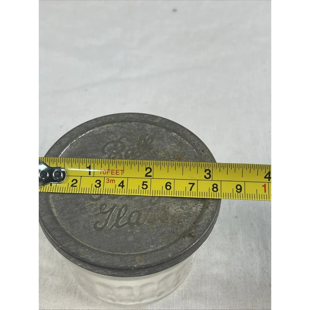 Vintage Ball Jelly Glass With Lid